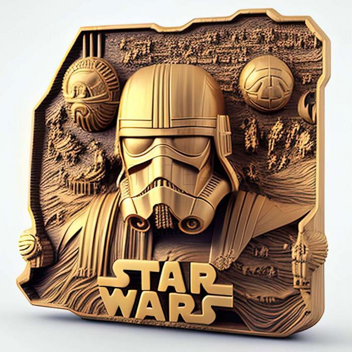 3D модель Гра Зоряні війни Імперія та Золота війна (STL)